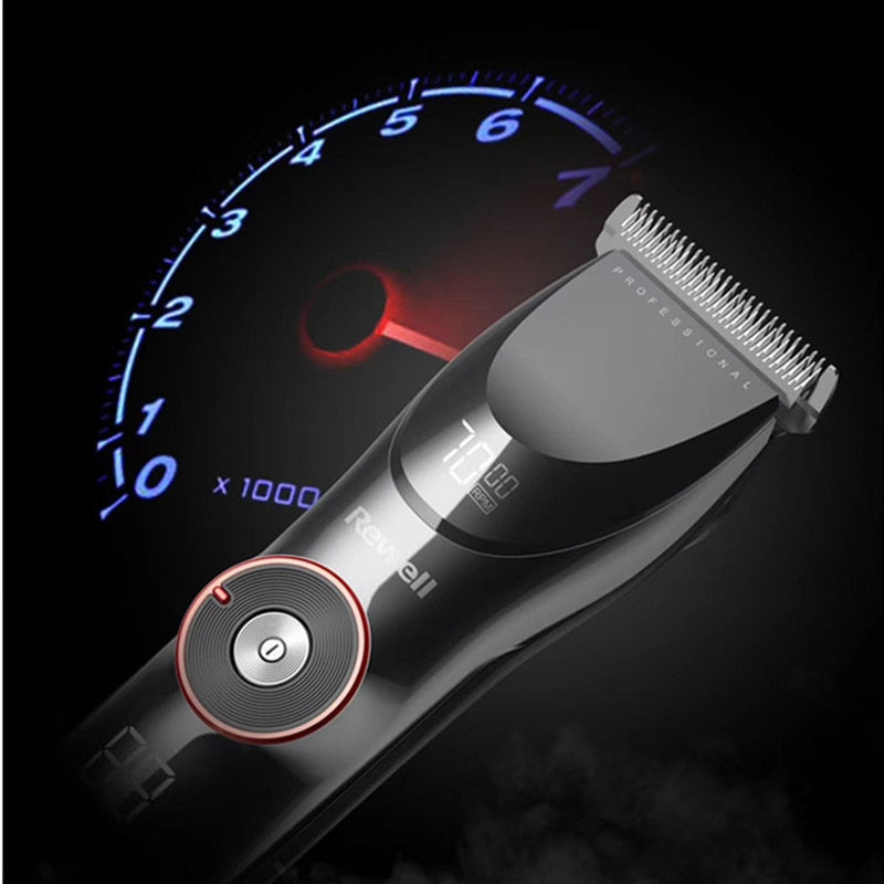 3500mah 10H Hair clipper For Men Washable Rechargeable Hair Trimmer Stainless Steel head Professional Cutting Machine Wireless - HAB 
