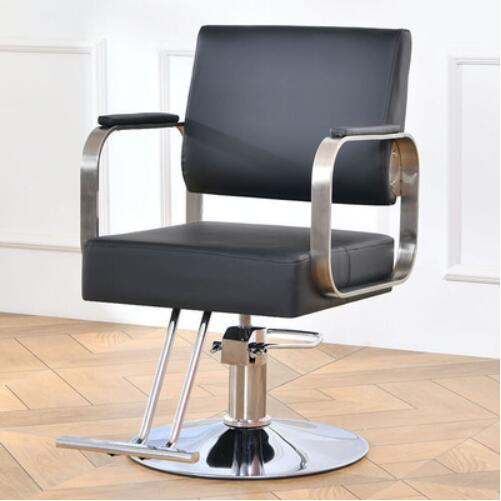 HAIR SALON BARBER CHAIR hair salon special lift can put down barber shop haircut barber chair net red stool - HAB 