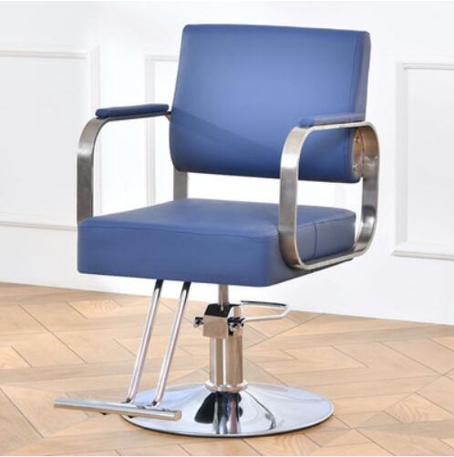 HAIR SALON BARBER CHAIR hair salon special lift can put down barber shop haircut barber chair net red stool - HAB 