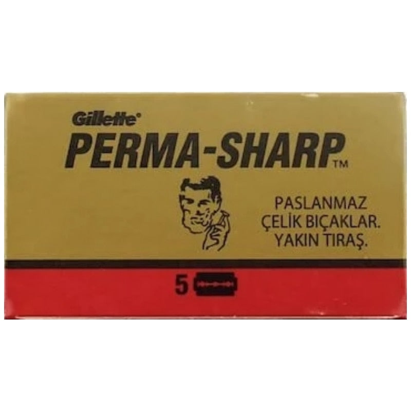 Perma-Sharp Double Edge Razor Blades 1 Pack / 100 Pcs - HAB 