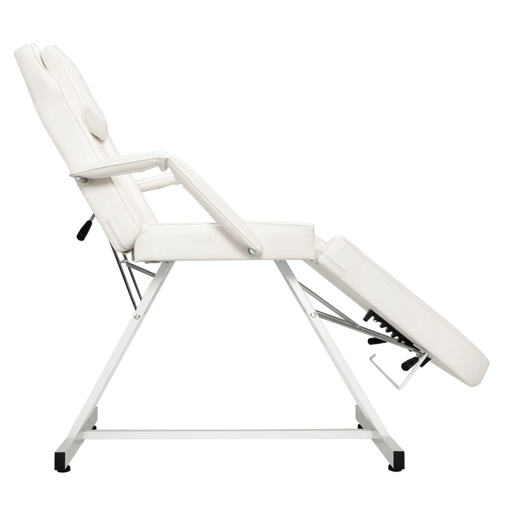 HZ015 Beauty Salon Chair Salon Chair Barber  Dual-purpose Barber Chair Without Small Stool White - HAB 