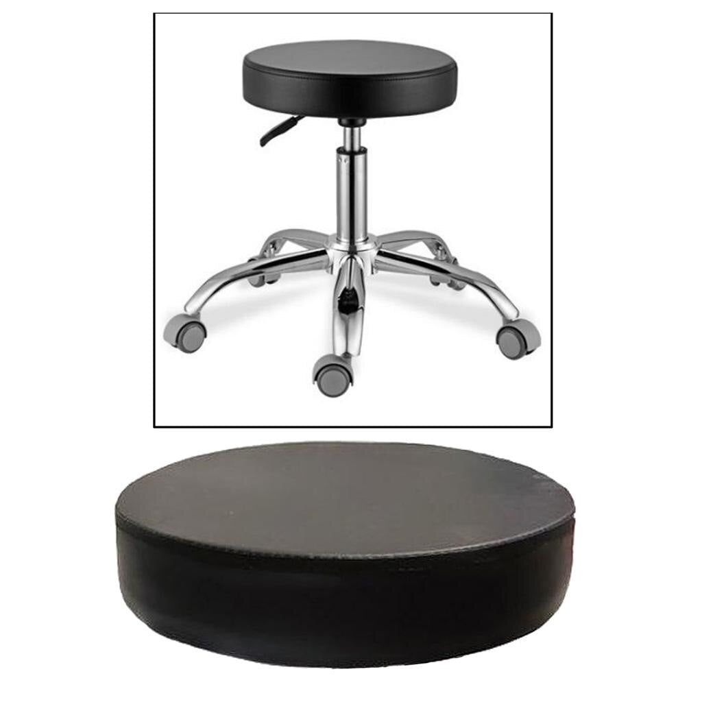 Universal Round Bar Stool Replacement Seat for SPA Salon Barber Chair Barstool Makeup Barbershop Chair Replacement Seat - HAB 