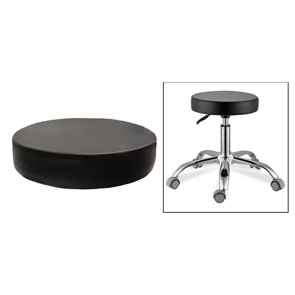 Universal Round Bar Stool Replacement Seat for SPA Salon Barber Chair Barstool Makeup Barbershop Chair Replacement Seat - HAB 