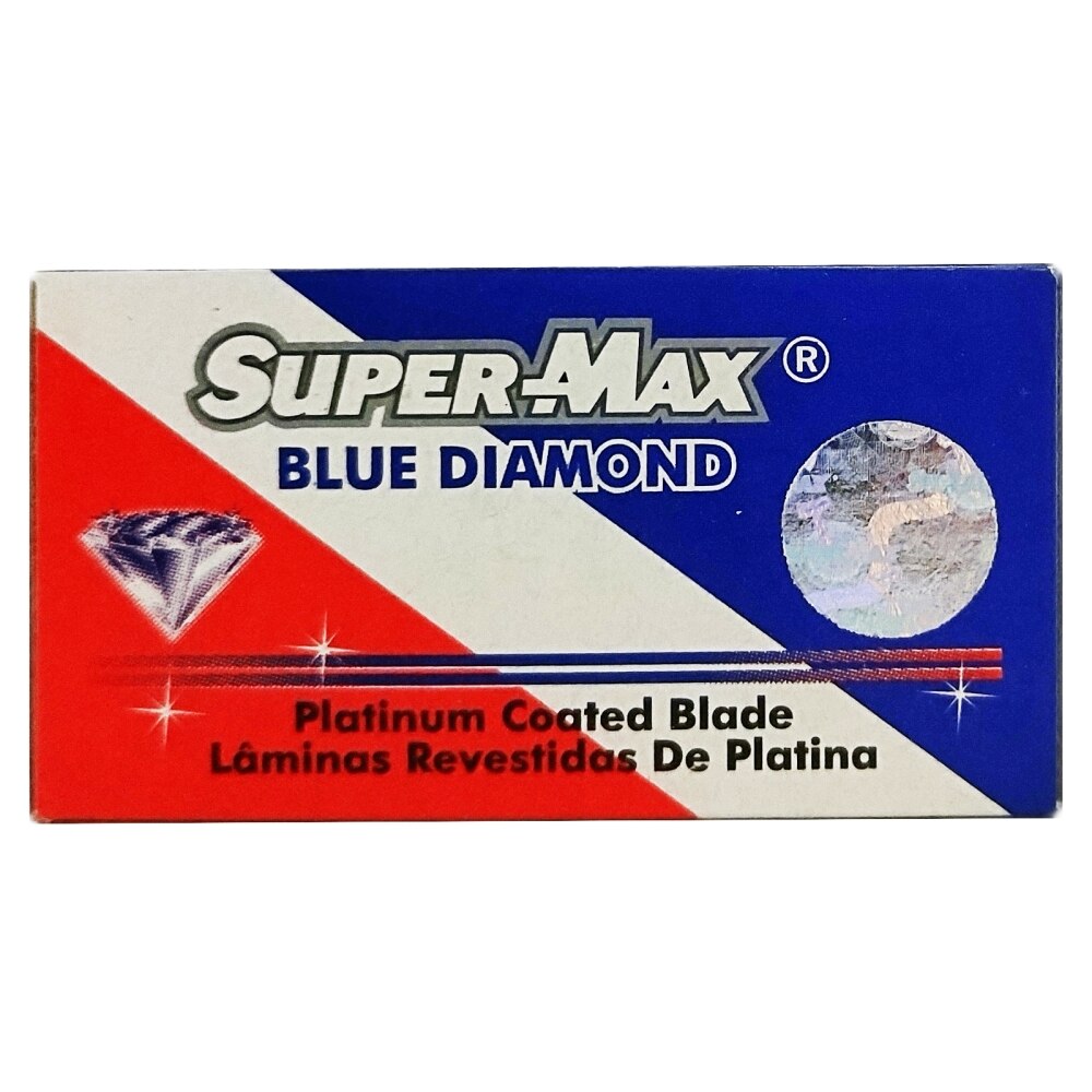 Super Max Blue Diamond Double Edge Razor Blades 50 100 200 pcs   FREE SHİPPİNG - HAB 