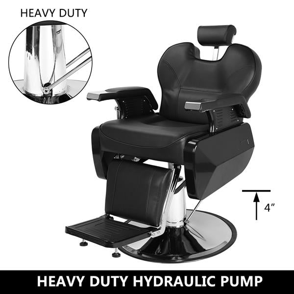 Two Colors 8702A  Professional Salon Barber Chair US Warehouse - HAB 