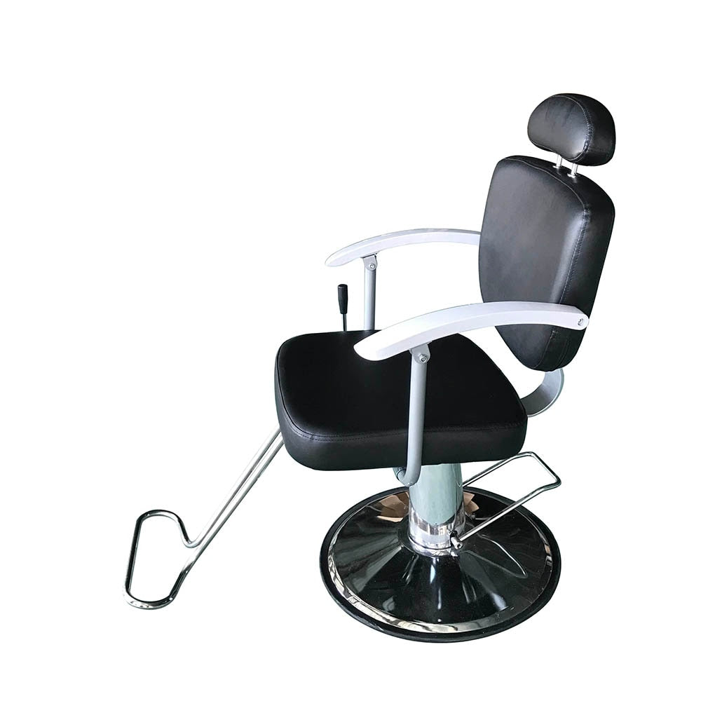 HZ8743  Beauty Salon Chair Salon Chair Professional Portable Hydraulic Lift Man Barber Chair Black - HAB 