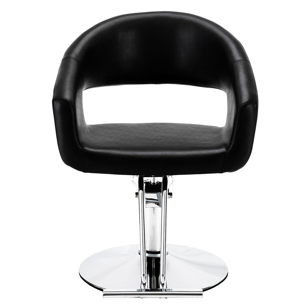 US Warehouse HC184B High-End Hair Salon Barber Chair Classic Volume of The Back Chair Black In Stock - HAB 