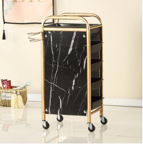 Beauty salon trolley special barber shop hot dyeing tool cart hair salon hand-pulling cart multi-function tool cabinet - HAB 