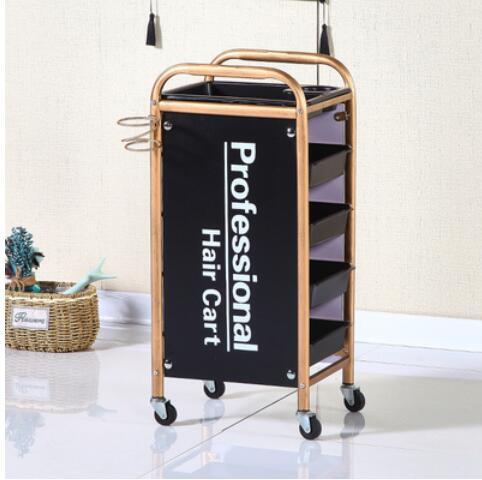 Beauty salon trolley special barber shop hot dyeing tool cart hair salon hand-pulling cart multi-function tool cabinet - HAB 