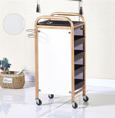 Beauty salon trolley special barber shop hot dyeing tool cart hair salon hand-pulling cart multi-function tool cabinet - HAB 