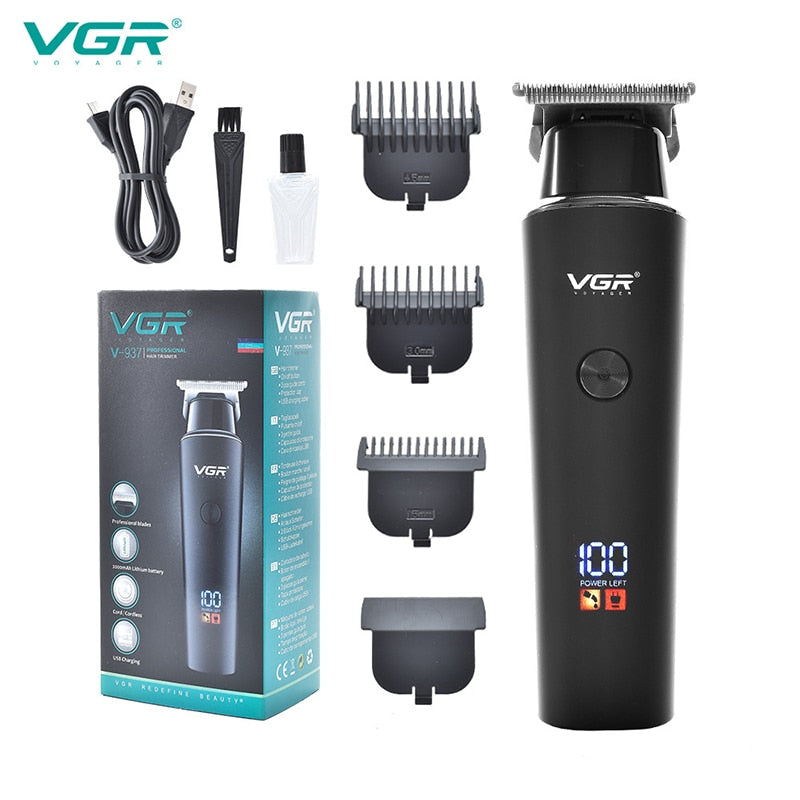 VGR Professional Hair Clippers With Fade Blade Stagger-teeth Hair Cutting Machine  hair trimmer fade haircut machine barbershop - HAB 