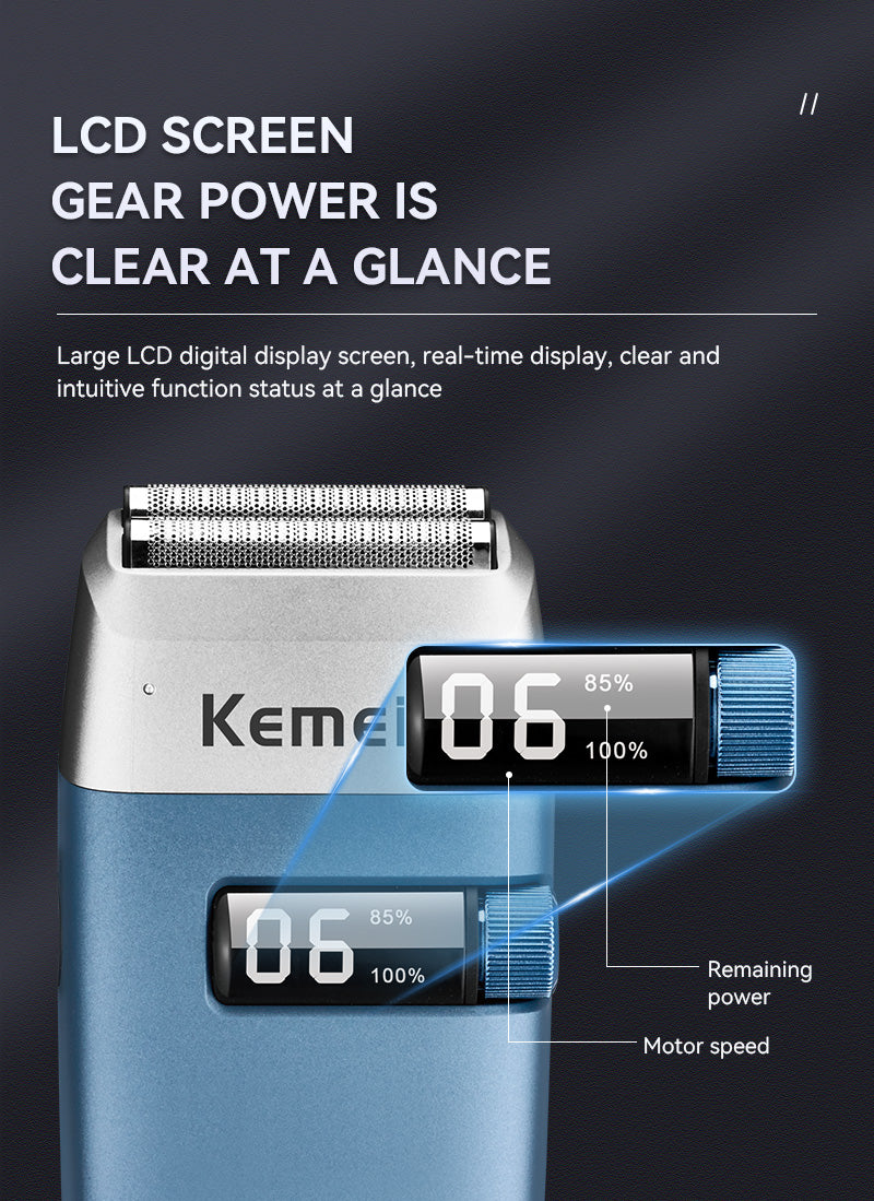 Kemei Electric Shaver For Men - HAB - Hair And Beauty