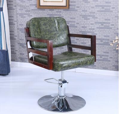 Hairdressing retro iron industrial wind hair chair factory direct hair salon barber shop special swivel chair - HAB 