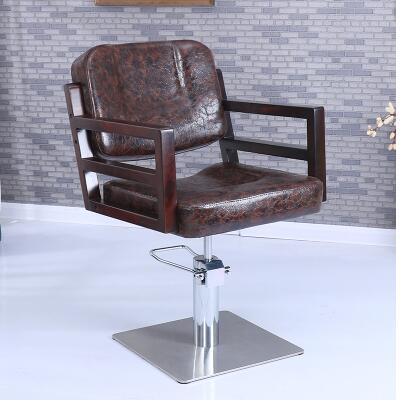 Hairdressing retro iron industrial wind hair chair factory direct hair salon barber shop special swivel chair - HAB 