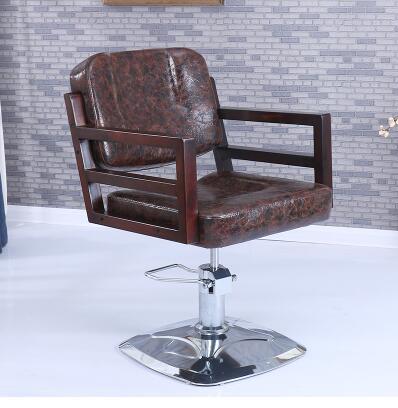 Hairdressing retro iron industrial wind hair chair factory direct hair salon barber shop special swivel chair - HAB 