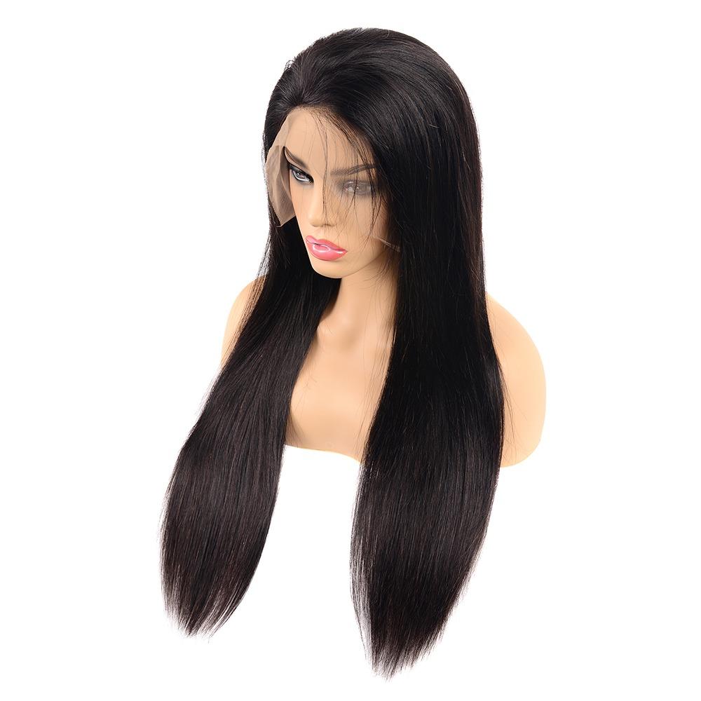 Brazilian Virgin 13x4 Straight Lace Front Human Hair Wigs - HAB 