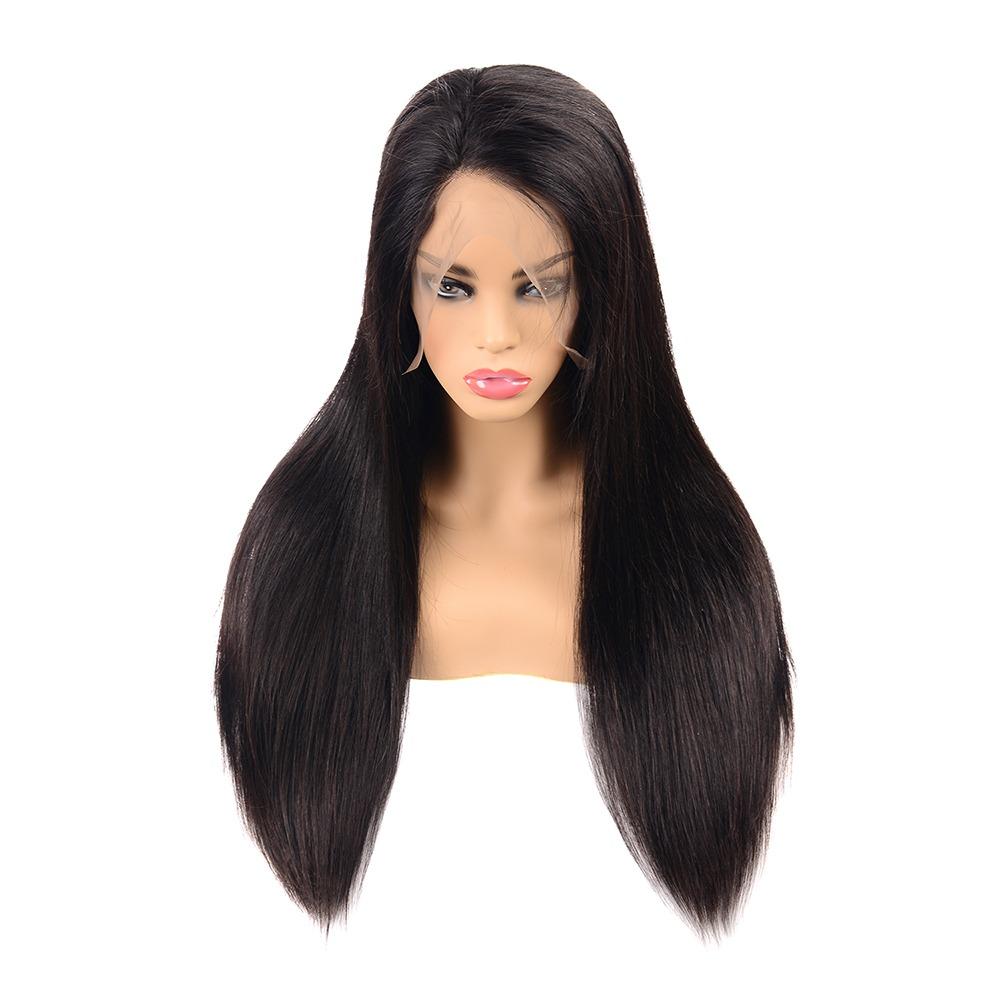 Brazilian Virgin 13x4 Straight Lace Front Human Hair Wigs - HAB 