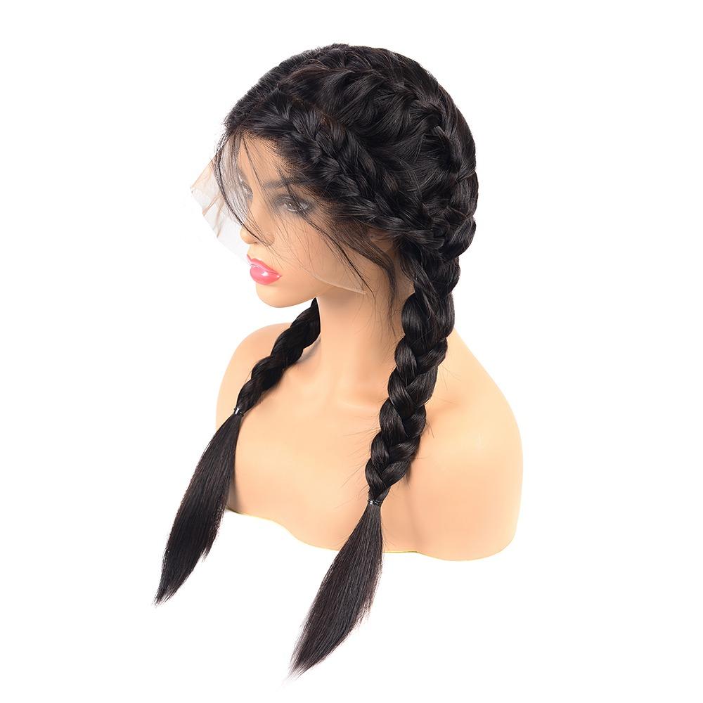 Brazilian Virgin 13x4 Straight Lace Front Human Hair Wigs - HAB 