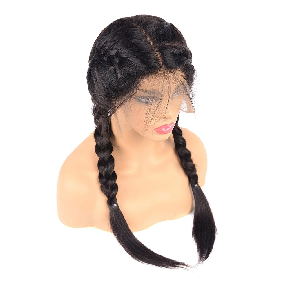 Brazilian Virgin 13x4 Straight Lace Front Human Hair Wigs - HAB 